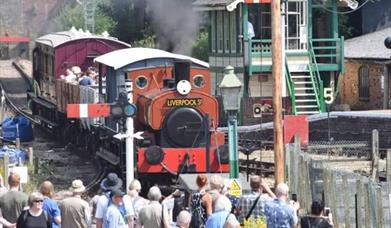 Steam Engine at the East Anglian Railway Museum