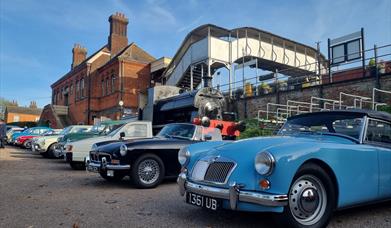 Image shows East Anglian Railway Museum.