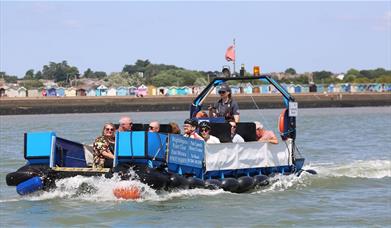 Brightlingsea foot ferry with passengers on board
