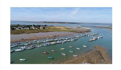 Boats in Brightlingsea harbour