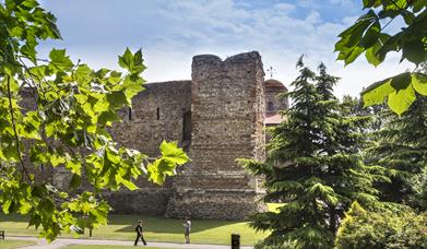 Colchester Castle as seen from the North West side