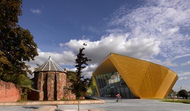 Firstsite art gallery and the Minories folly
