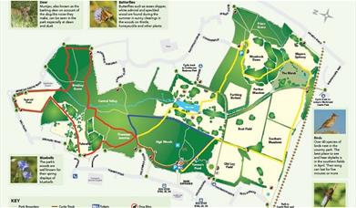 High Woods map