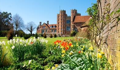 Image shows Layer Marney Tower's beautiful garden