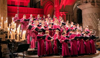 Image shows Norwich Cathedral Choristers