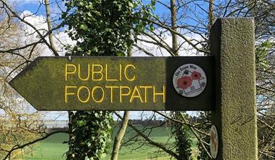 Public Footpath sign