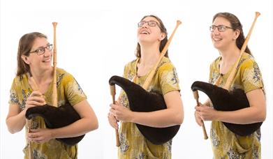 Picture of ladies with musical instruments