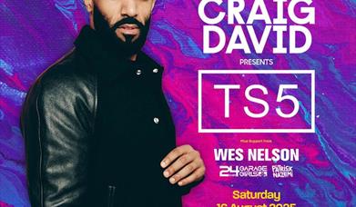 Image shows Craig David looking down.