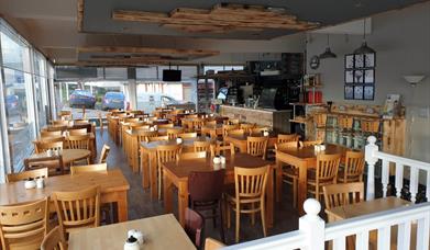 Interior of the Eat Inn Diner.