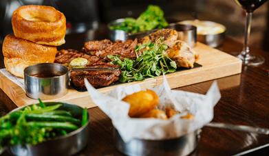 Enjoy a meal at Miller and Carter steakhouse.