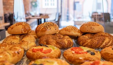 A selection of baked goods from the Passage House.