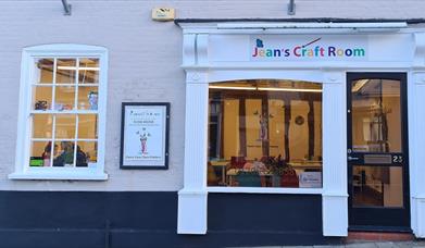 Outside frontage of Jean's Craft Room