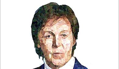 An image of Paul McCartney with the text: The Paul McCartney Project - Band on the Run